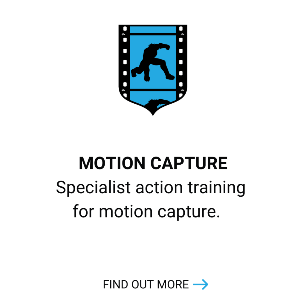 Motion Capture- Specialist action training for motion capture. Click to find out more.